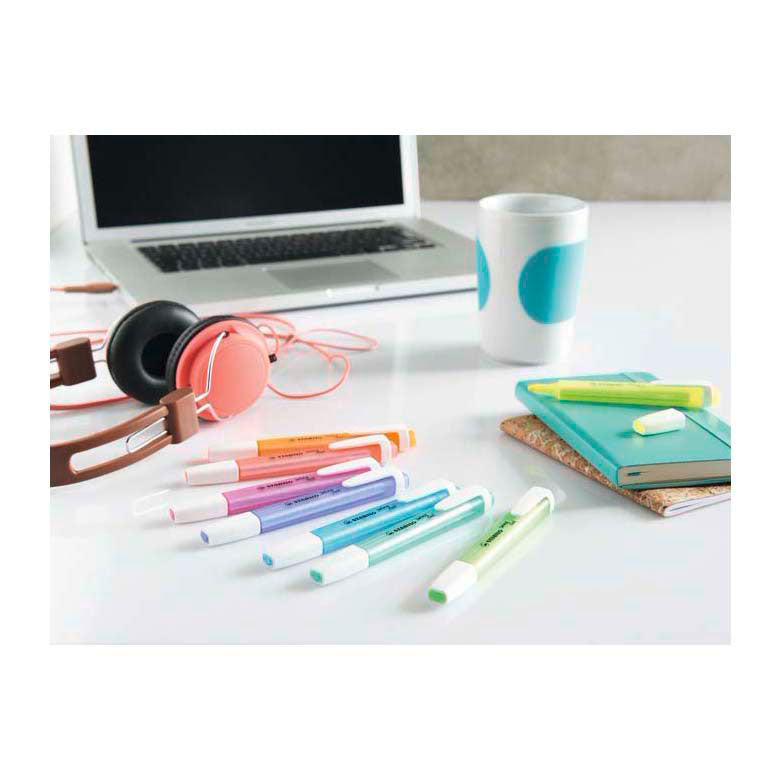Stabilo tekstmarker swing cool 275 8-3 kleurenassortiment breed beitel 8 stuks