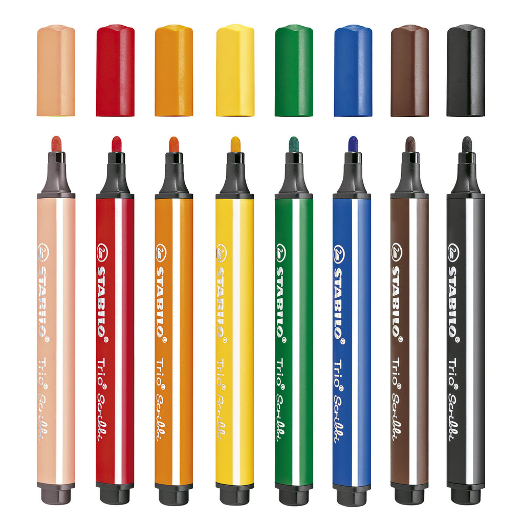 Stabilo Trio Scribbi Federmäppchen, 8 Farben