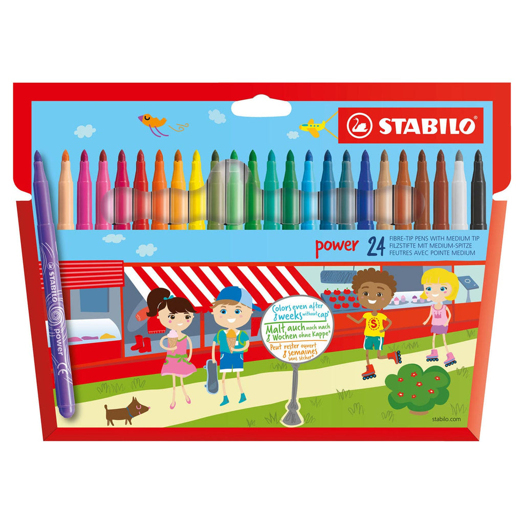 Stabilo viltstiften power stiften 24 stuks | 2 stuks