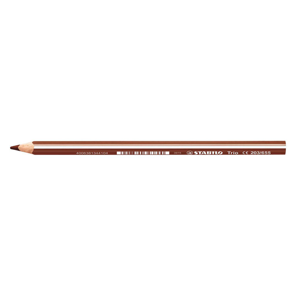 Stabilo Trio dick – dicker dreieckiger Farbstift – hellbraun