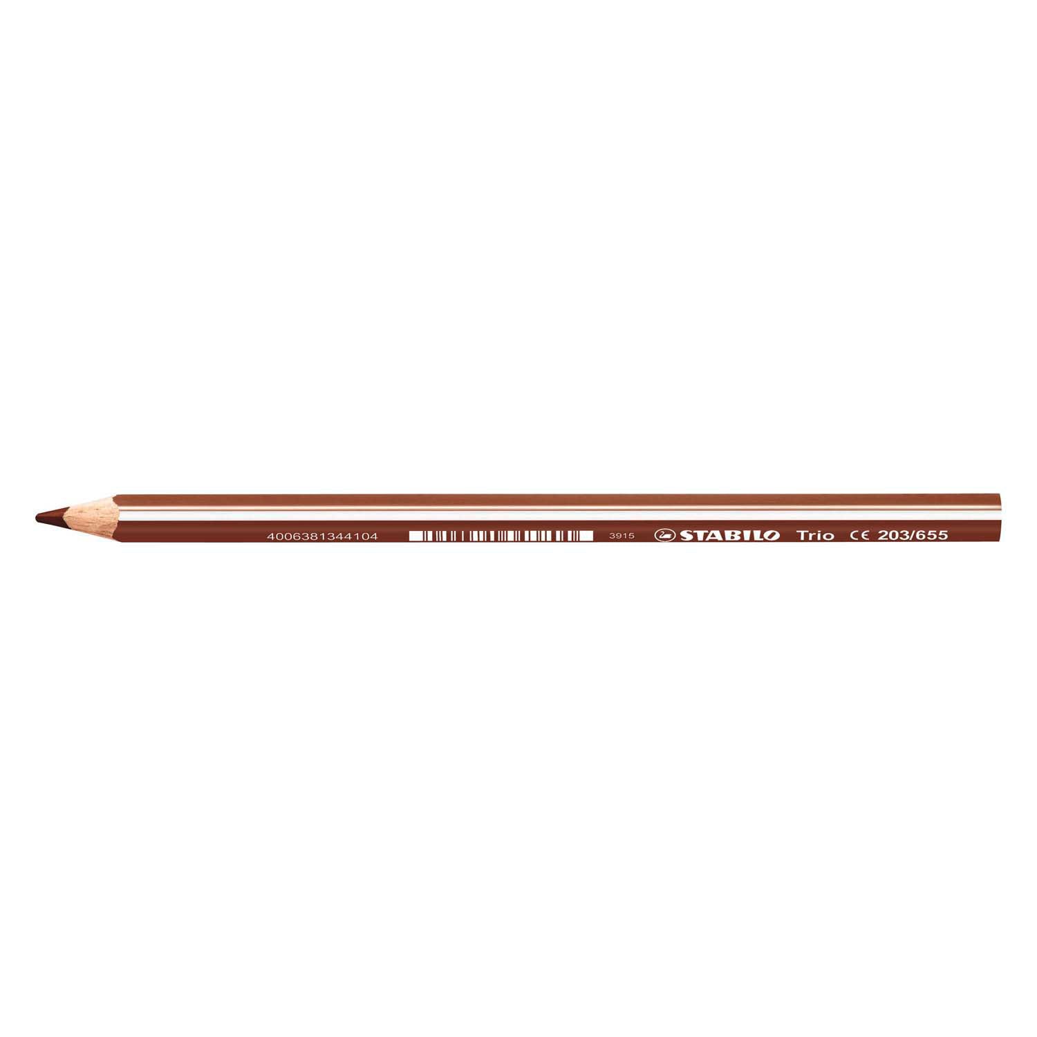 Stabilo Trio dick – dicker dreieckiger Farbstift – hellbraun