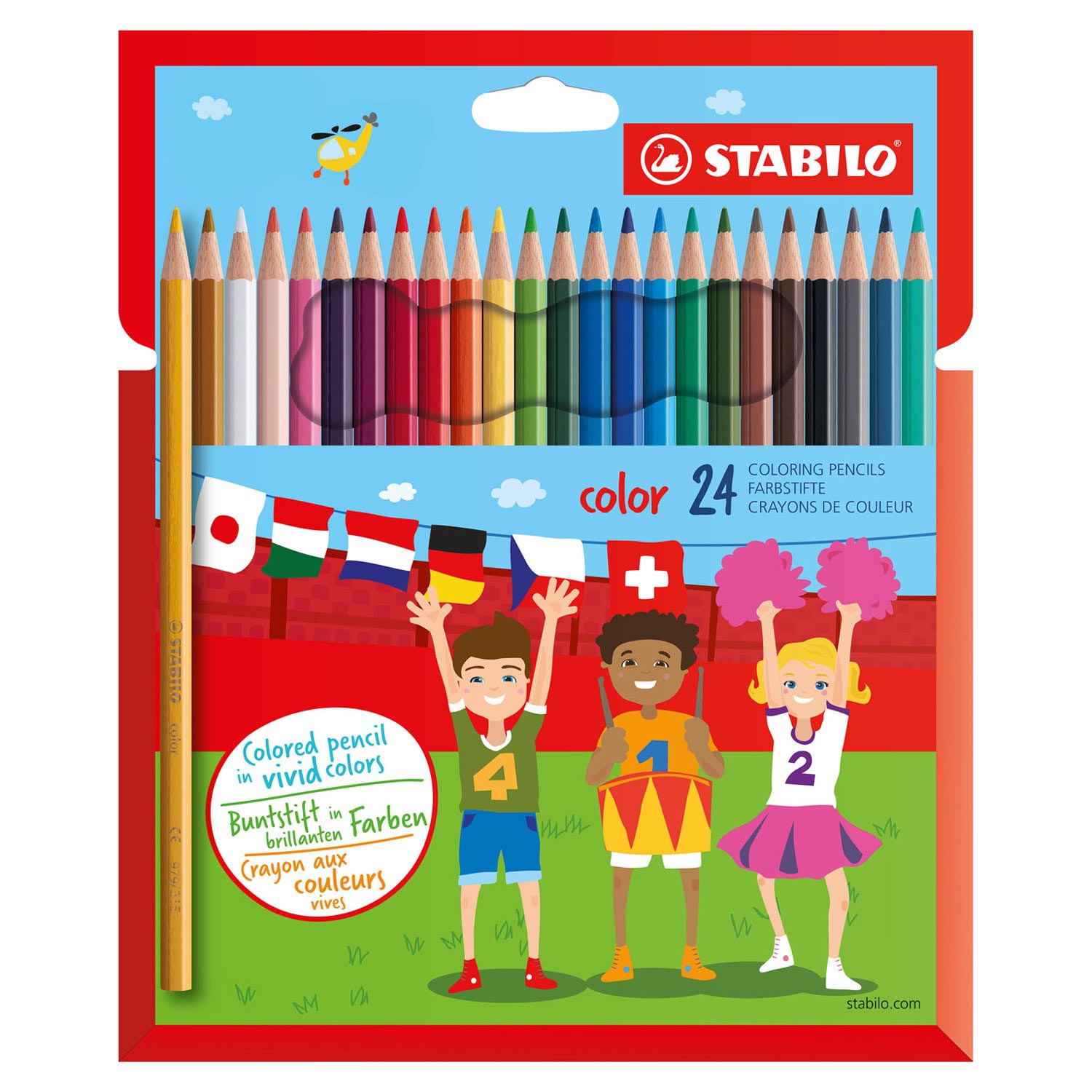 Stabilo color potlood 24 stuks | 2 stuks