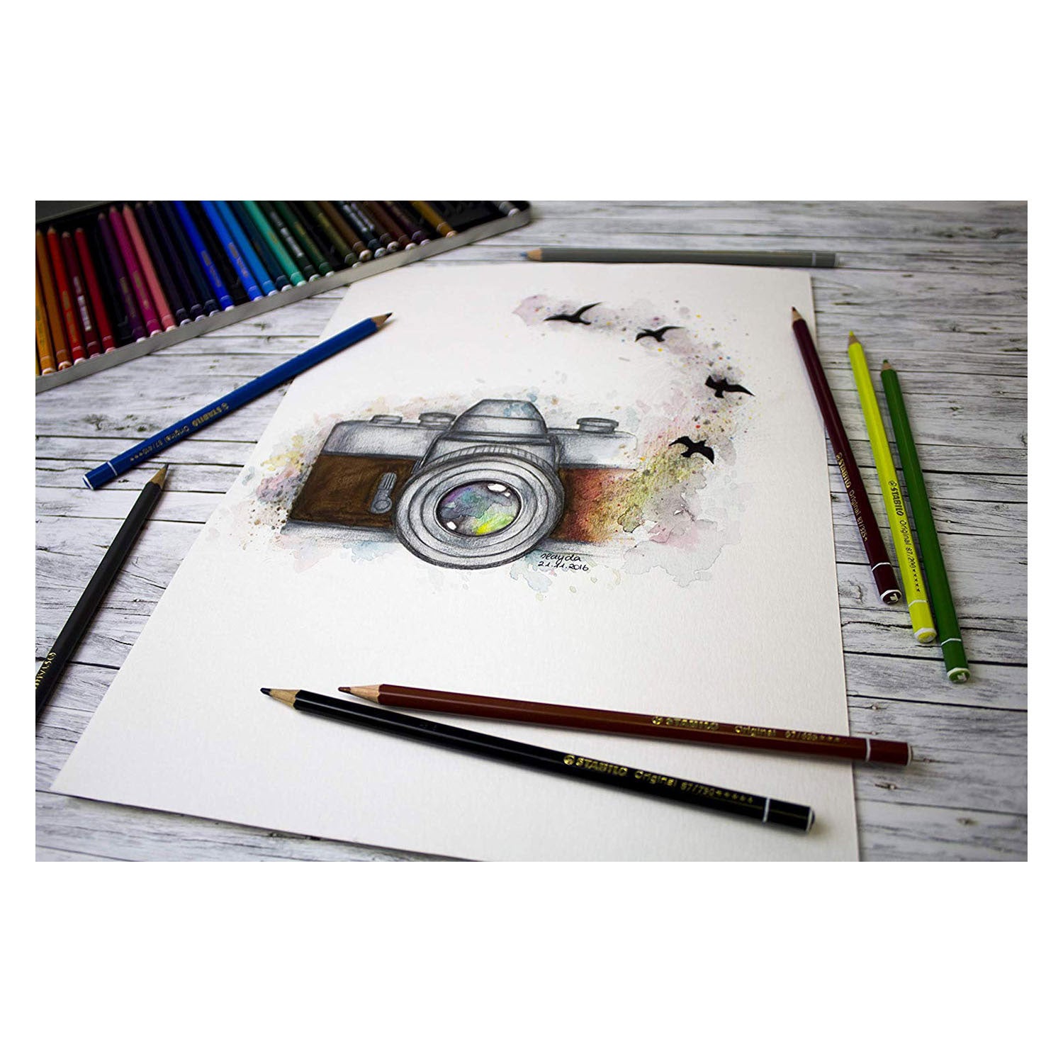 Stabilo Original - Farbstift - Ultramarin mittel (87 430)