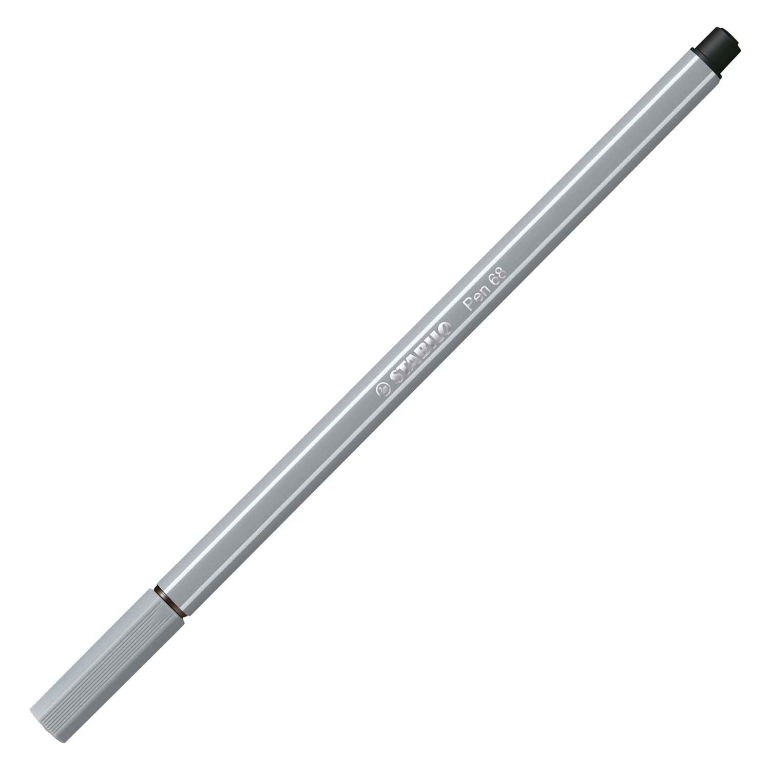 Stabilo Stift 68 - Filzstift - mittelkaltes Grau (68 95)