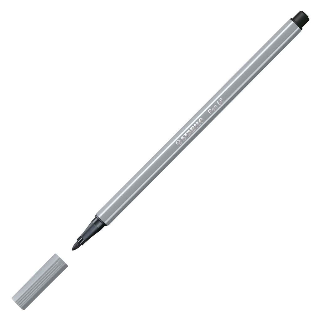 Stabilo Stift 68 - Filzstift - mittelkaltes Grau (68 95)