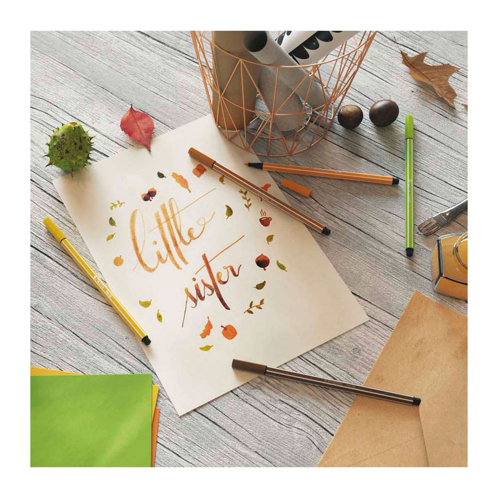 Stabilo Stift 68 - Filzstift - mittelkaltes Grau (68 95)