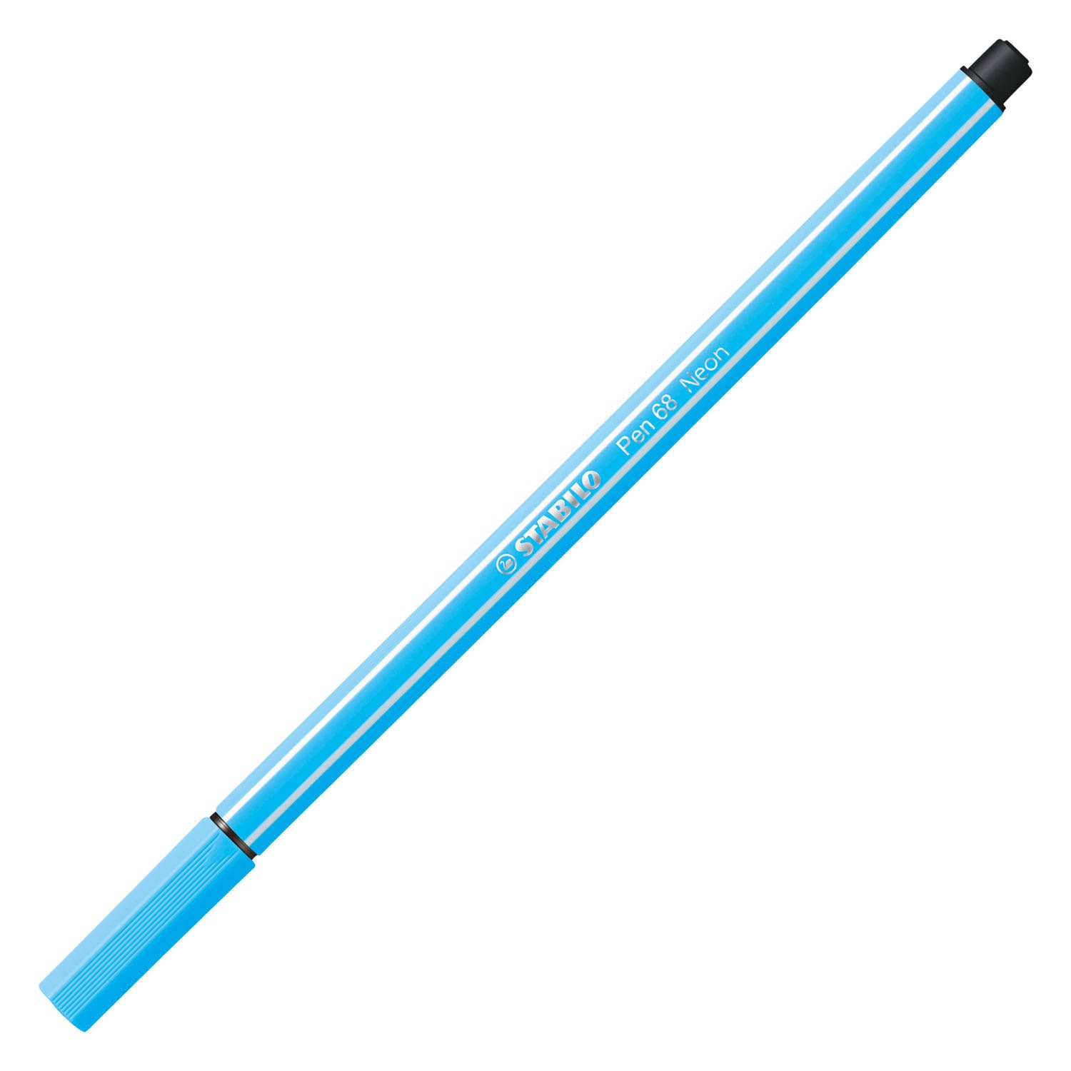 Stabilo pen 68 - viltstift - fluoriserend blauw (68 031)