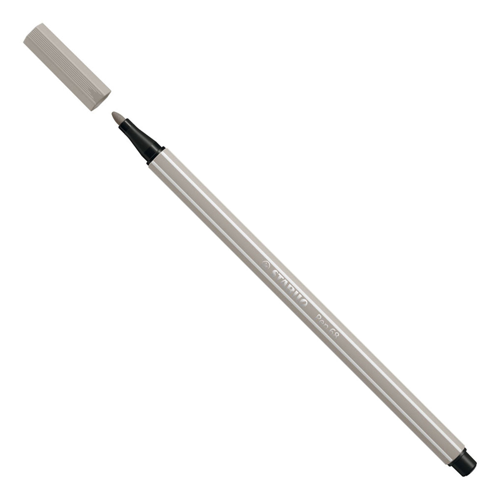 Stabilo Stift 68 - Filzstift - Warmgrau (68 93)
