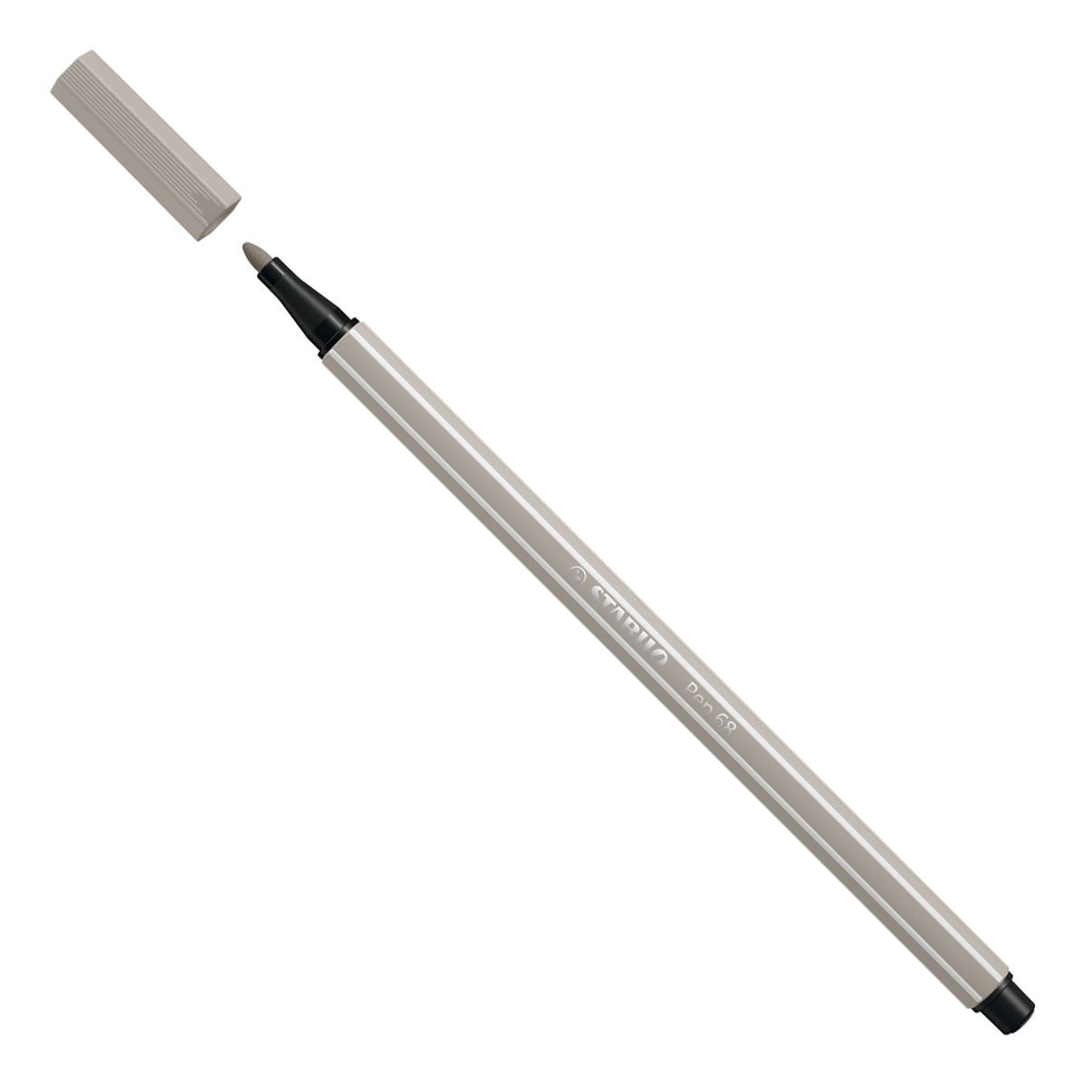 Stabilo Stift 68 - Filzstift - Warmgrau (68 93)
