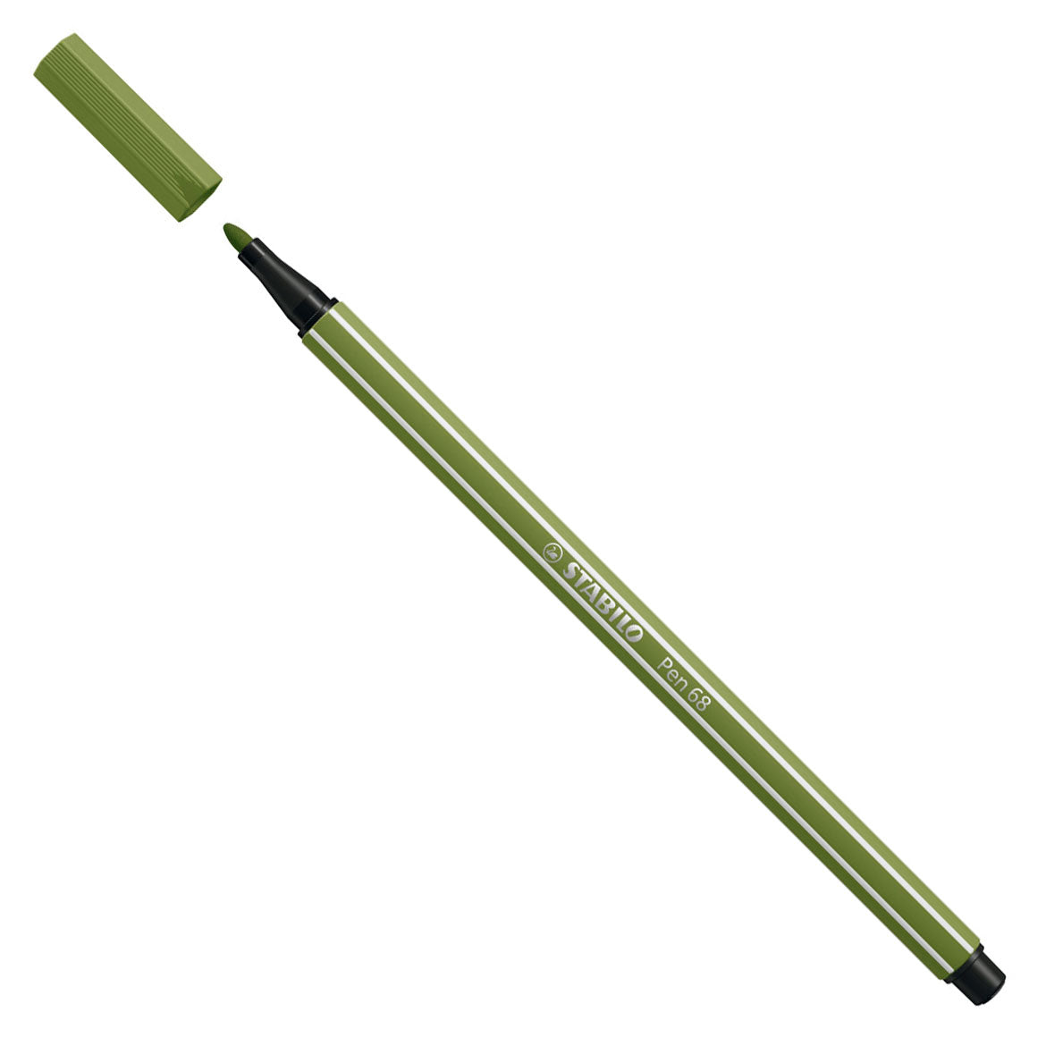 Stabilo Stift 68 - Filzstift - Moosgrün (68 35)