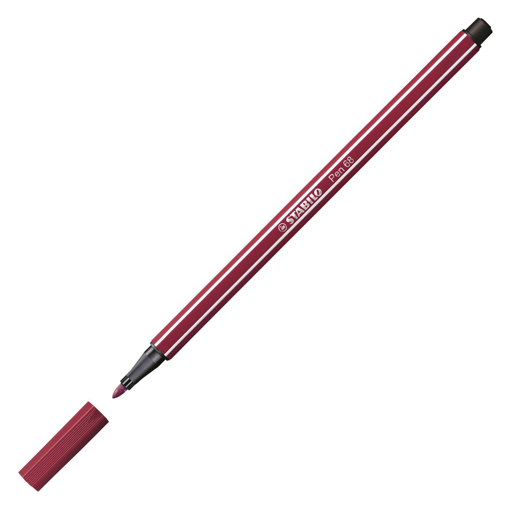 Stabilo pen 68 - premium viltstift - heide paars - doos 10 stuks