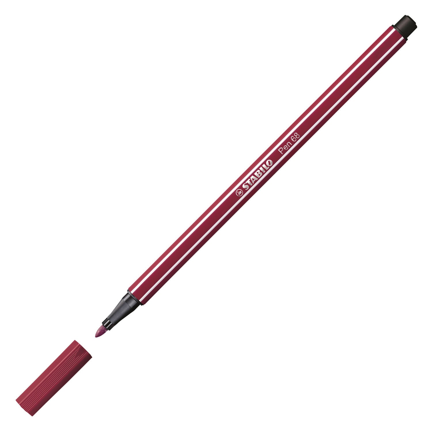 Stabilo pen 68 - premium viltstift - heide paars - doos 10 stuks