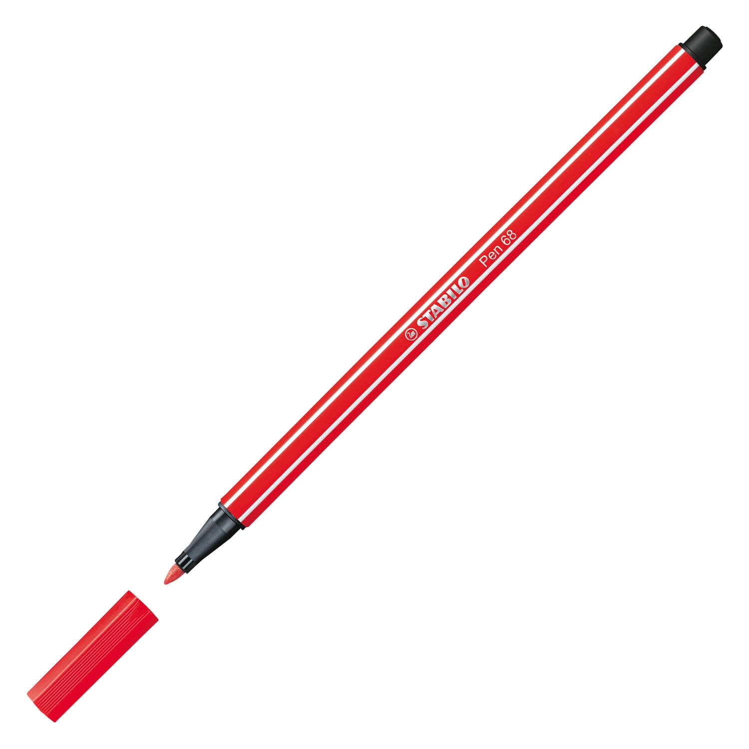 Stabilo Stift 68 - Filzstift - Karminrot (68 48)