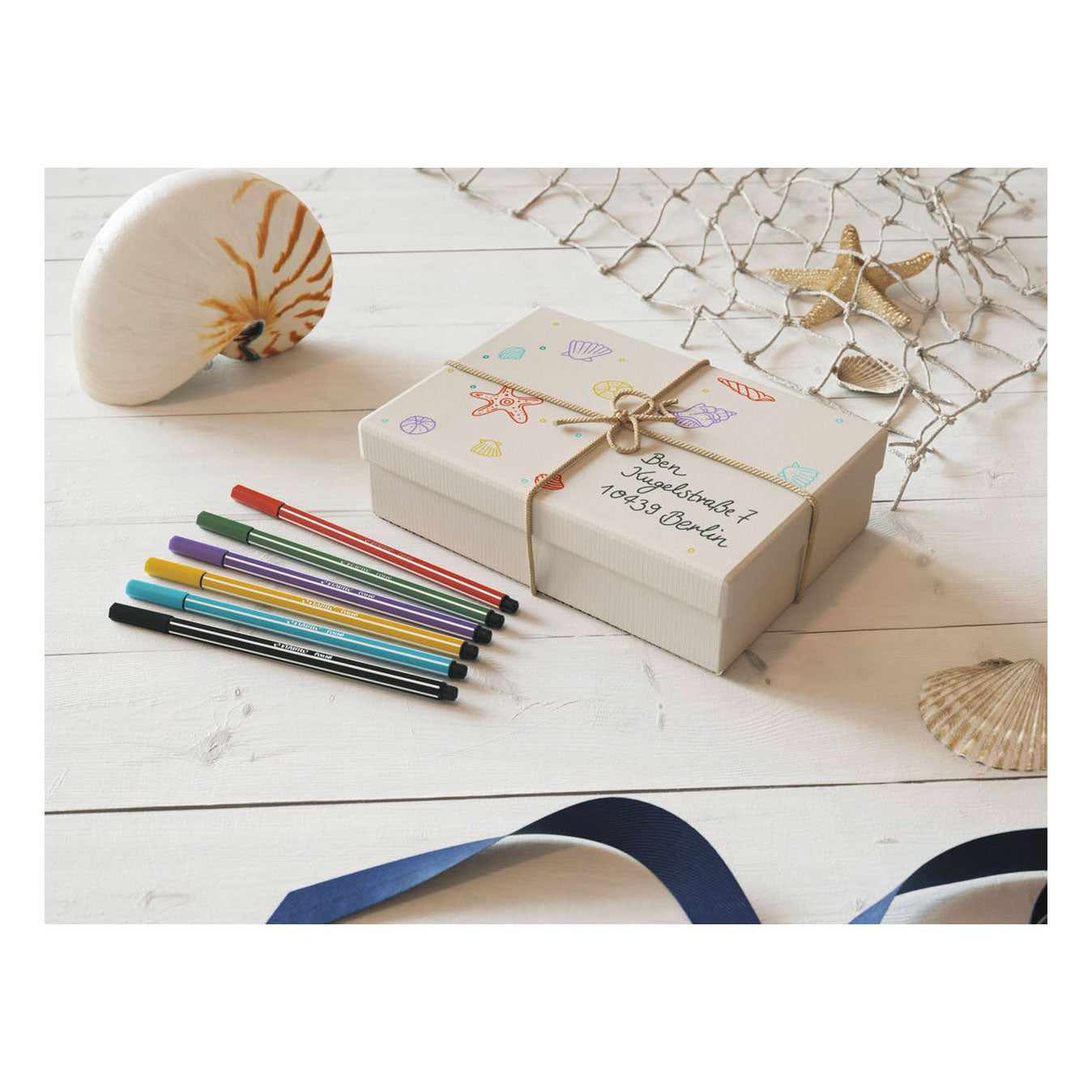 Stabilo Stift 68 - Filzstift - türkisblau (68 51)