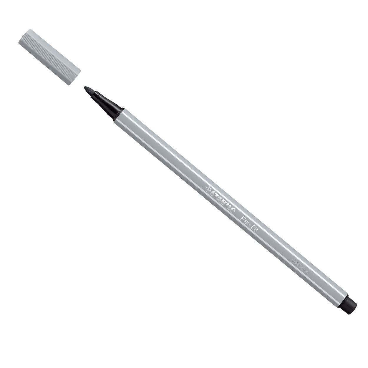 Stabilo Stift 68 - Filzstift - mittelkaltes Grau (68 95)