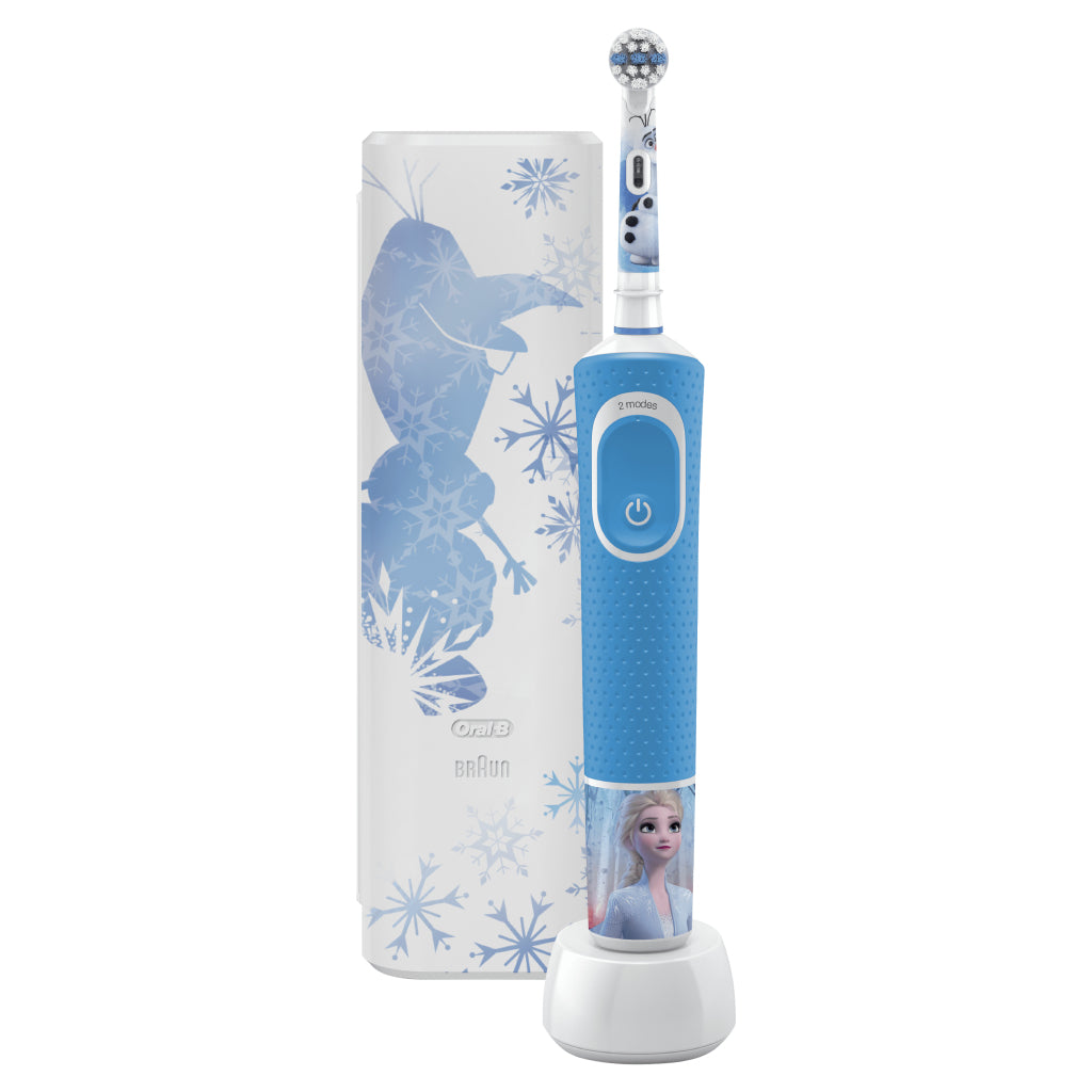Oral-B Kids Disney Frozen 2 Elektrische Zahnbürste Blau und Weiß