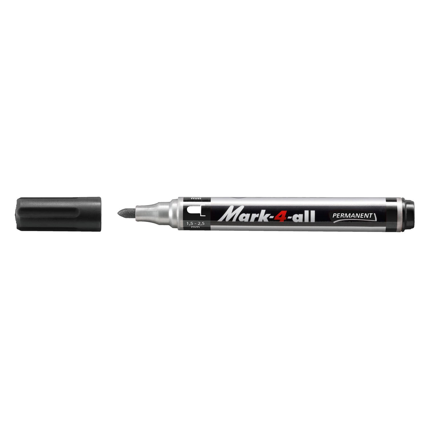 Stabilo Mark-4-All F – Permanentmarker – Schwarz