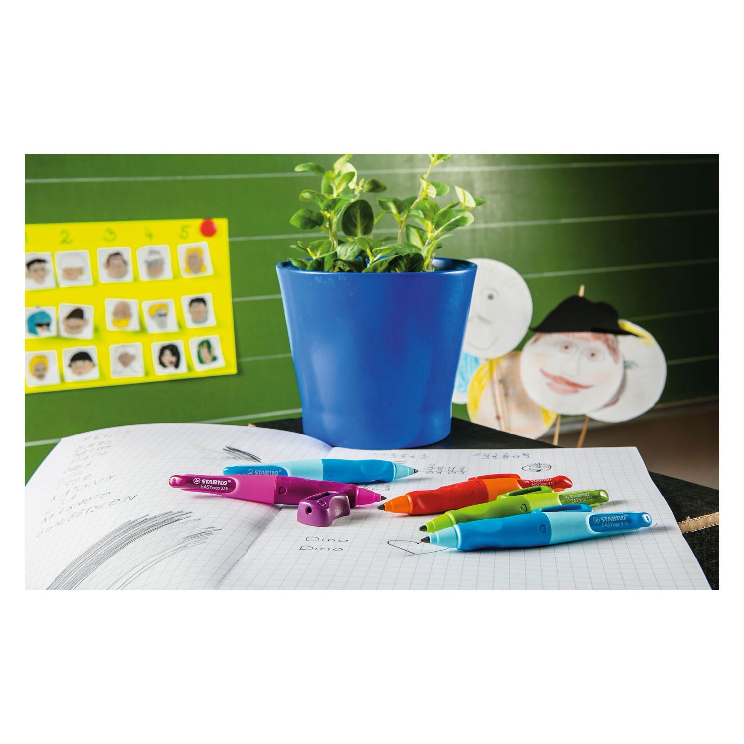 Stabilo easyergo 3.15 - ergonomisch vulpotlood - rechtshandig - blauw