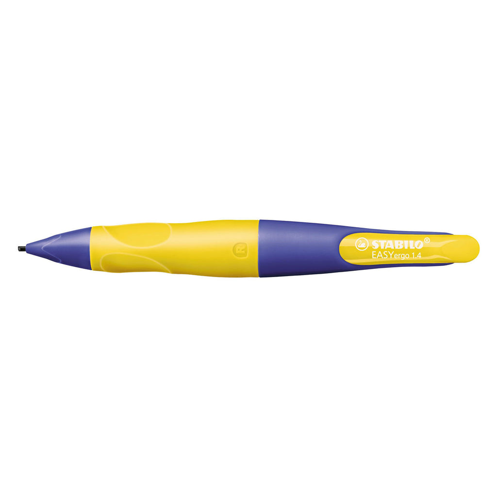 Stabilo easyergo 1.4 – ergonomischer Druckbleistift – für Rechtshänder – neongelb