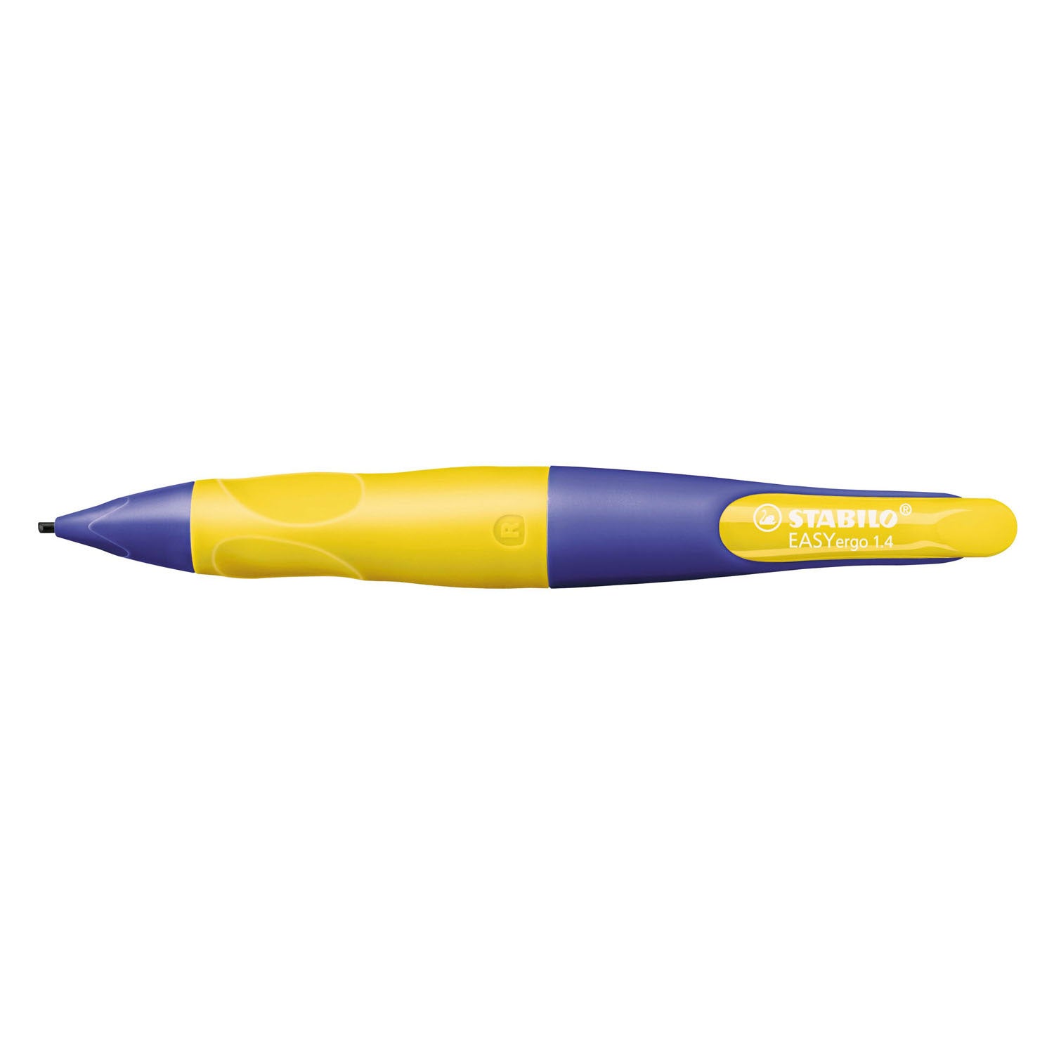 Stabilo easyergo 1.4 – ergonomischer Druckbleistift – für Rechtshänder – neongelb