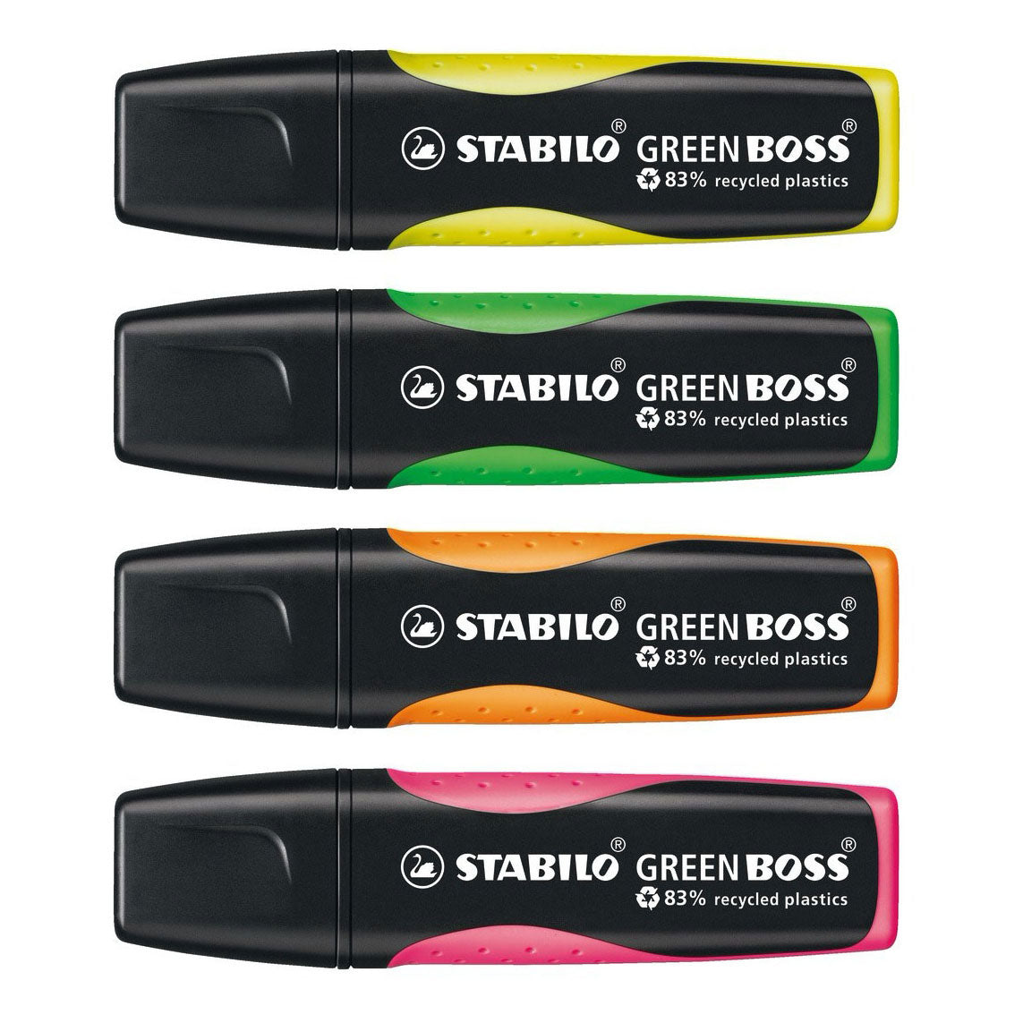 Stabilo Green Boss – Textmarker – 4er-Set