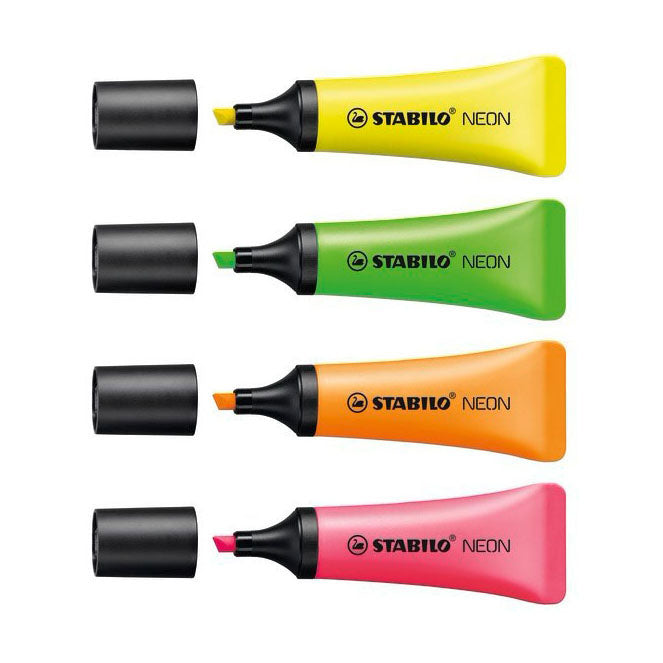 Stabilo Neonmarker – 4er-Set