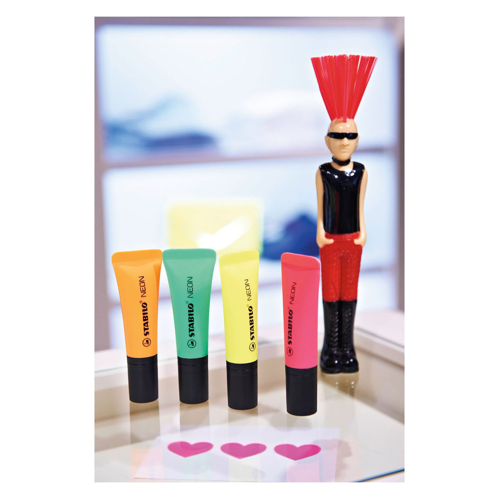 Stabilo Neonmarker – 4er-Set
