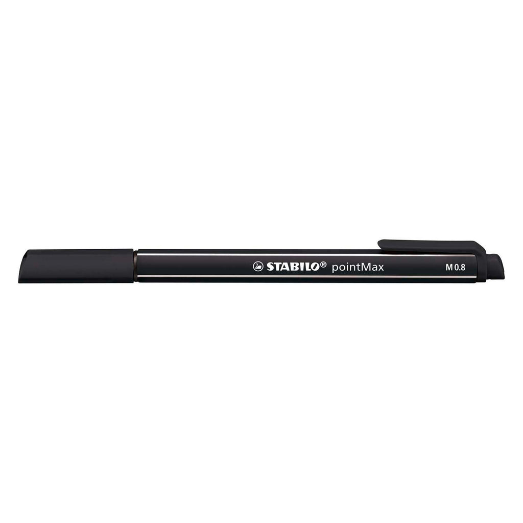 Stabilo pointmax fineliners in etui - 12st.