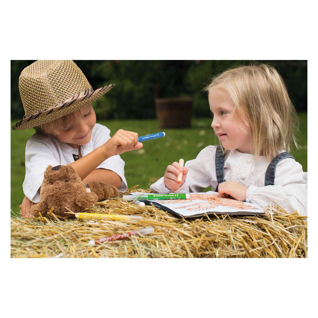 Stabilo jumbo trio stiften 12 stuks | 6 stuks