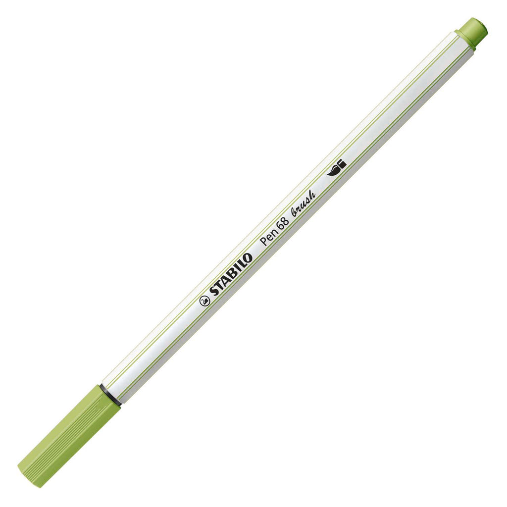 Stabilo pen 68 brush - viltstift - pistache (34)