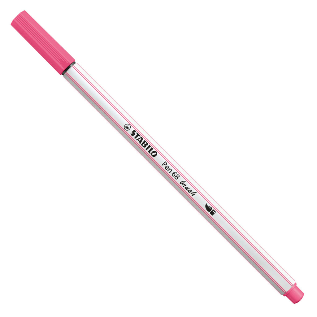 Stabilo pen 68 brush - viltstift - roze (29)