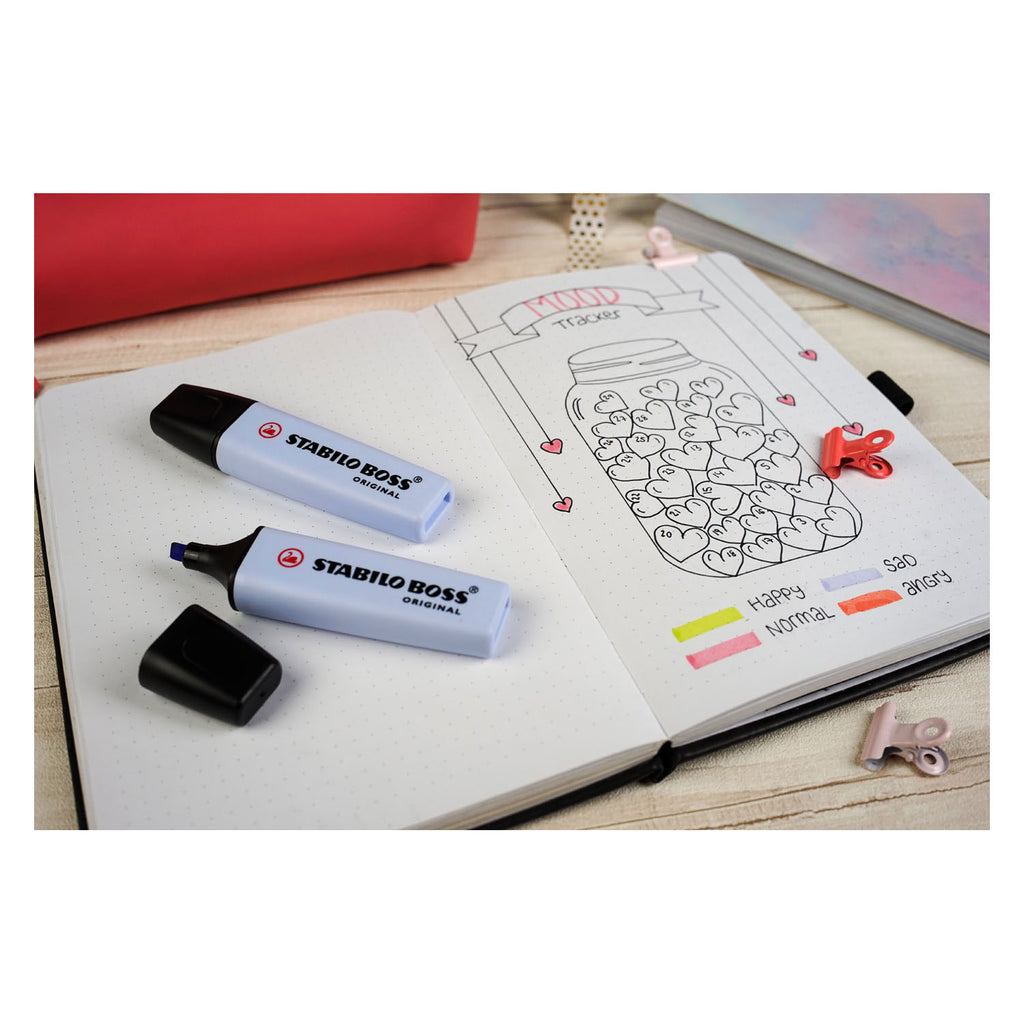 Stabilo Boss Original Pastell-Textmarker-Set mit 8 Stiften