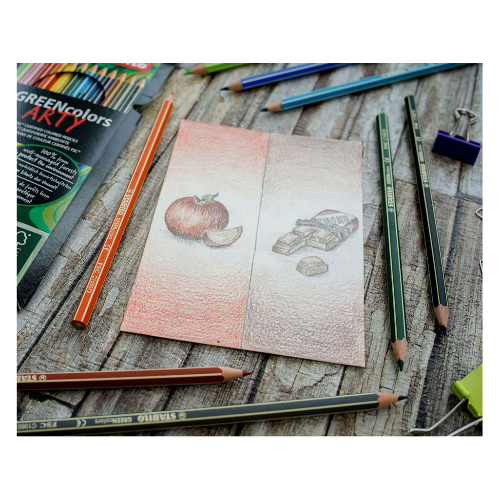 Abi stlo greencolors etui 12 kleuren