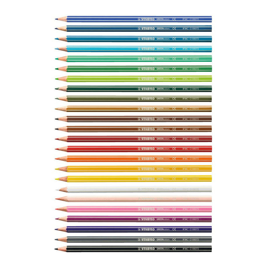 Abi stlo greencolors etui 24 kleuren