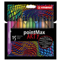 Stabilo Pointmax Federmäppchen, 15 Farben