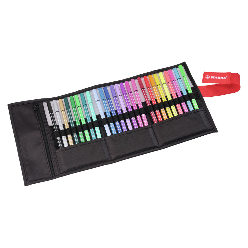 Stabilo Stift 68 – Filzstift – Künstlerisches Roller-Set mit 25 Teilen