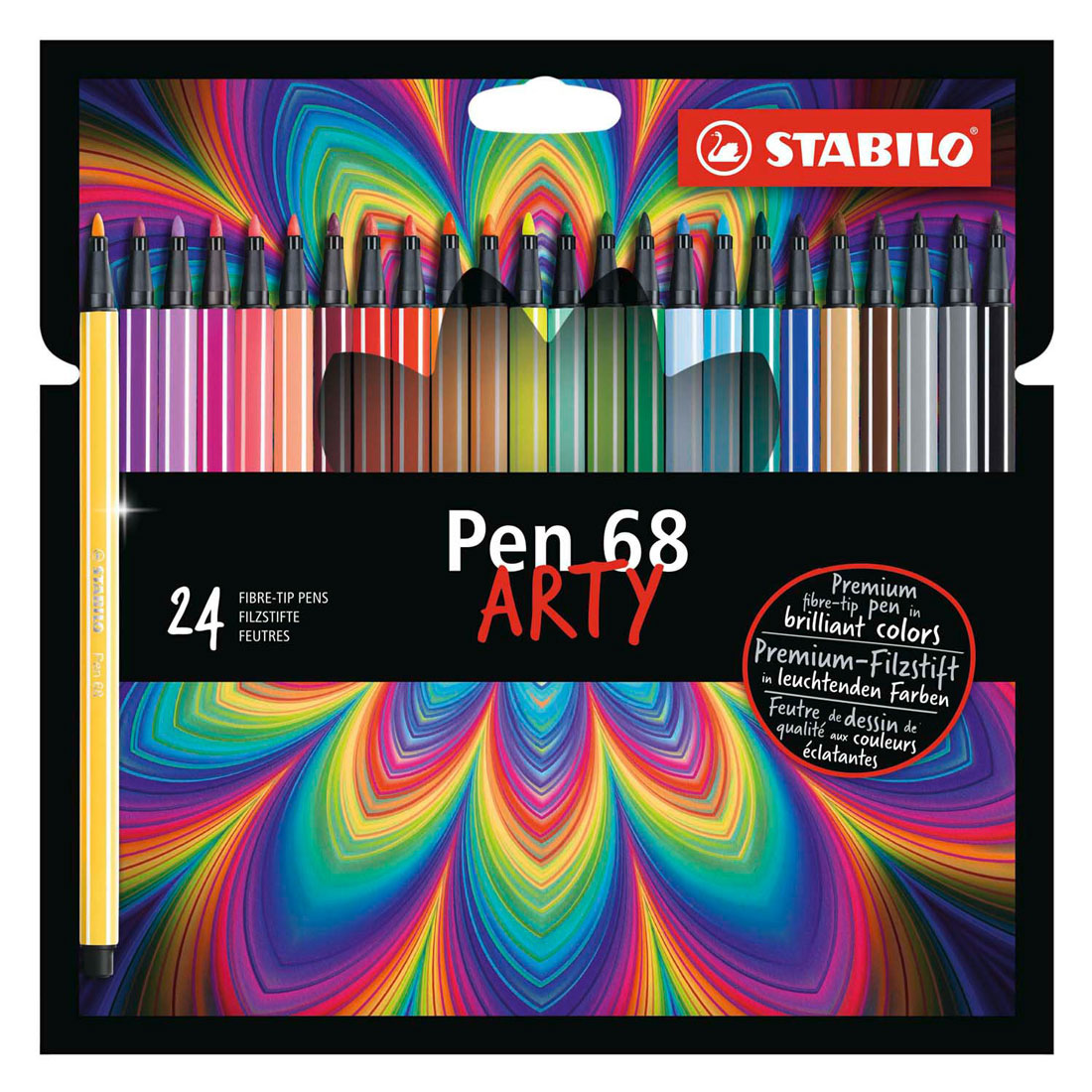 Stabilo Stift 68 – Filzstift – Künstlerisch – 24er-Set