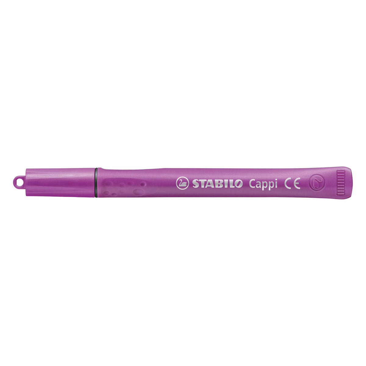 Stabilo cappi - viltstift - nooit meer je dop kwijt dankzij de dopring - arty etui met 18 kleuren