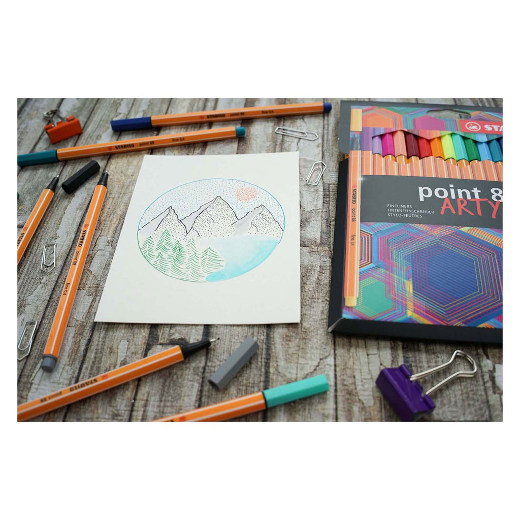 Stabilo Point 88 – Fineliner – Künstlerbedarf – 18er-Set