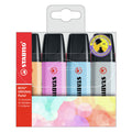 Stabilo Boss Original Pastell-Textmarker-Set mit 4 Stiften