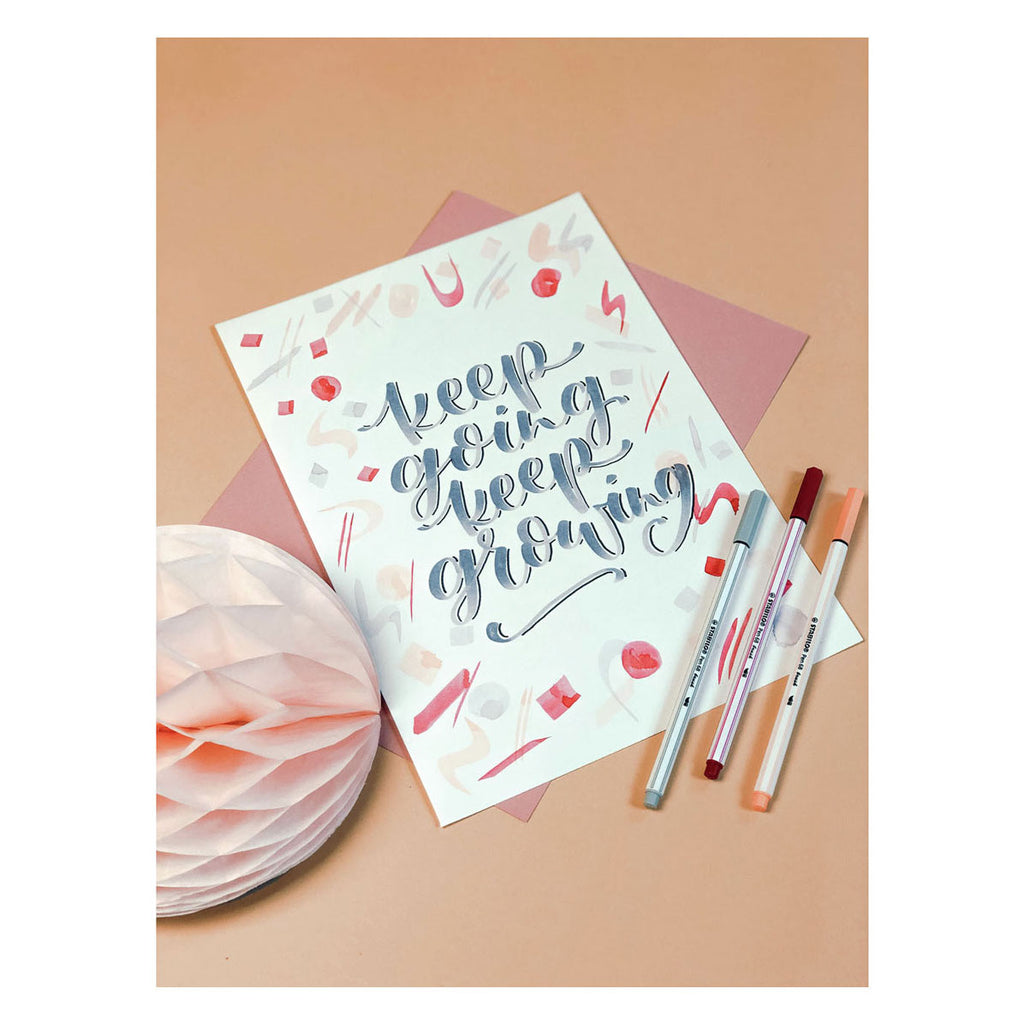 Stabilo pen 68 brush - viltstift - arty - set met 24 stuks