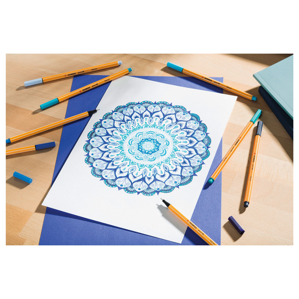 Stabilo point 88 - fineliner - arty - set met 65 stuks