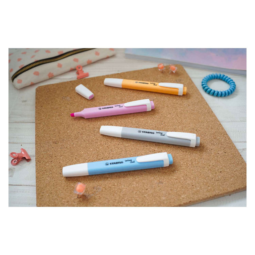 Stabilo Swing Cool - Textmarker - 4er-Set