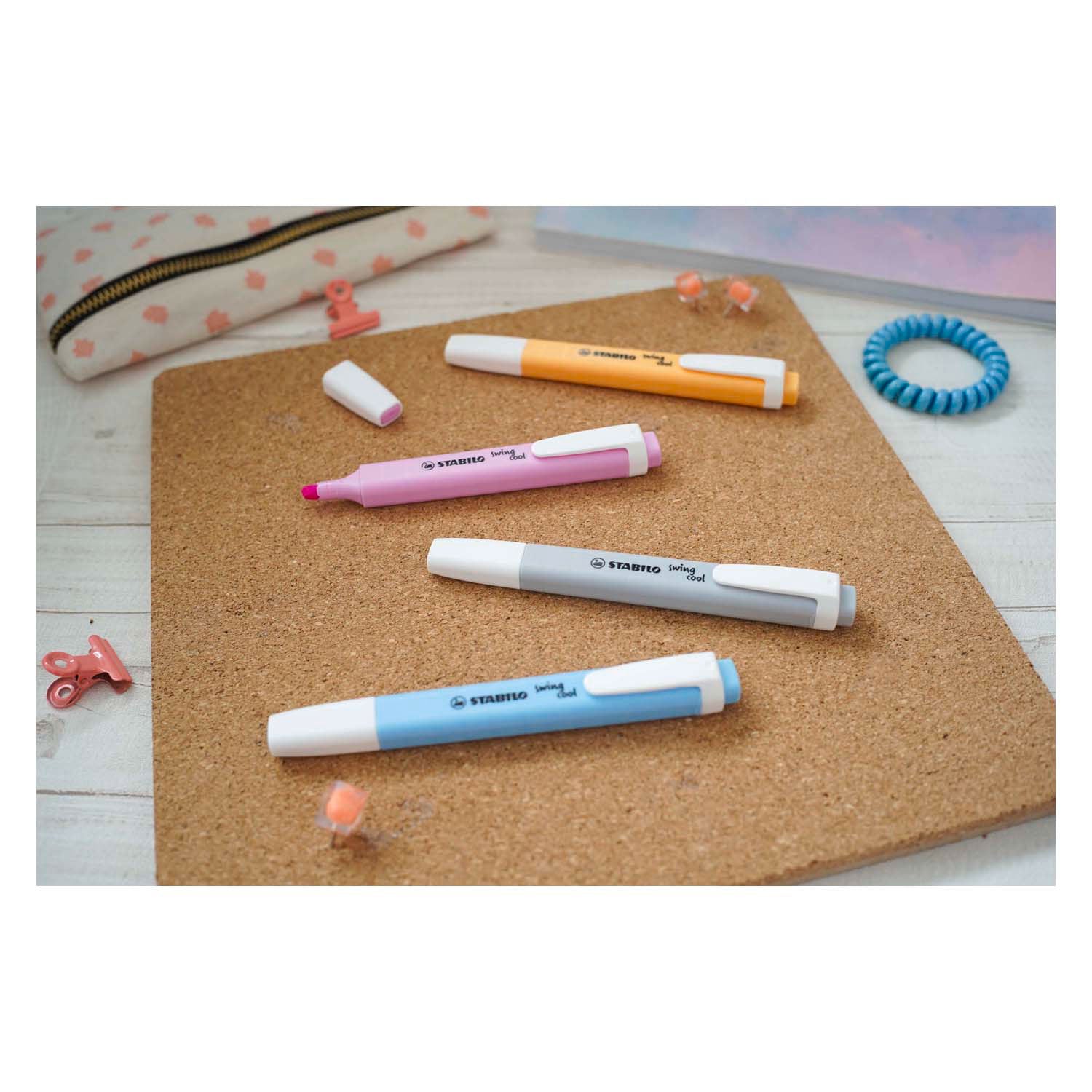 Stabilo Swing Cool - Textmarker - 4er-Set