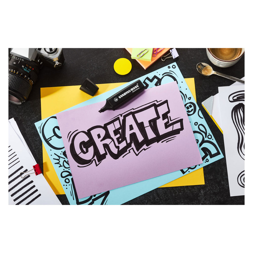 Stabilo Boss Original Textmarker – 8er-Set – Naturfarben