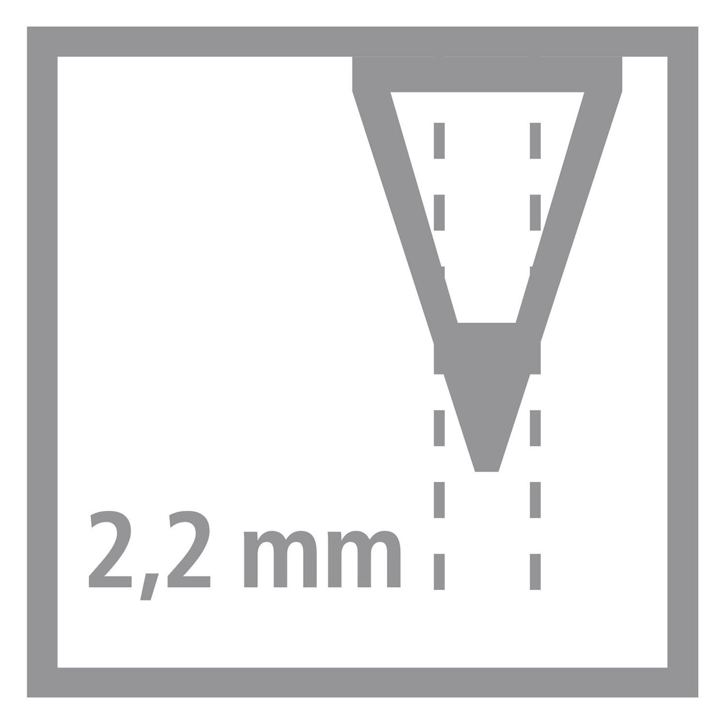 Stabilo swano hb grafietpotlood met gum - 12st.