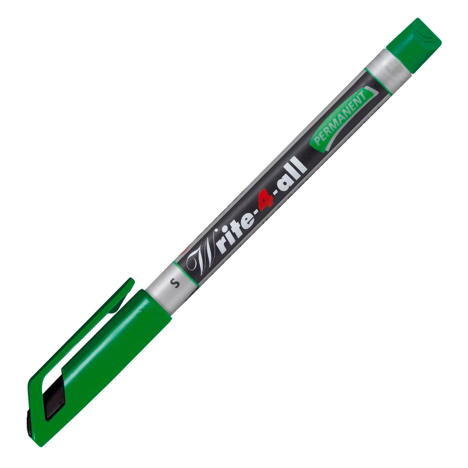 Stabilo write-4-all - permanente marker - universal s punt 0,4 mm - met 4 verschillende kleuren
