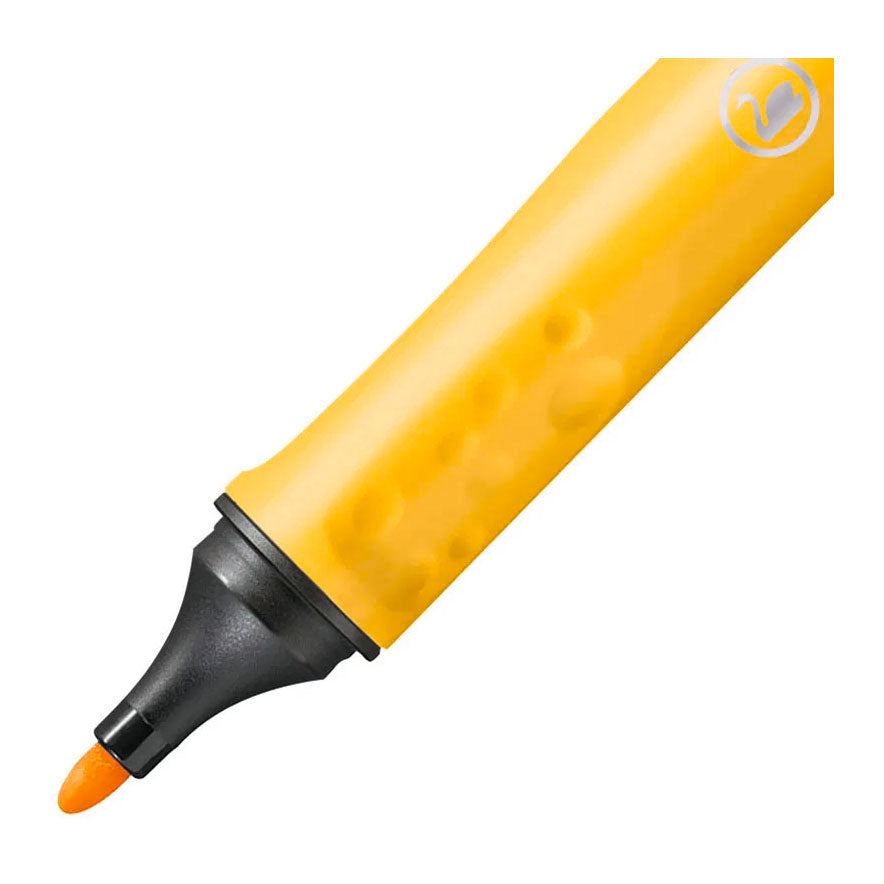 Stabilo cappi - viltstift - nooit meer je dop kwijt dankzij de dopring - etui met 18 kleuren + 2 dopringen