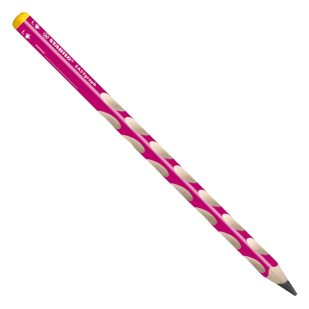 Stabilo easygraph hb linkshandig grafietpotlood - roze