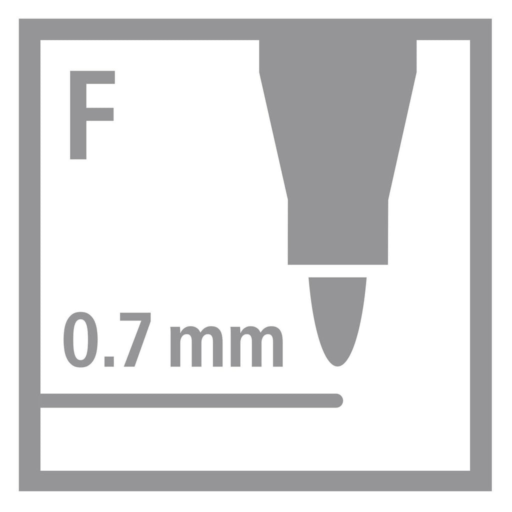 Stabilo trio a-z - viltstift - met ergonomische driekantige gripzone - schoolverpakking met 240 stuks
